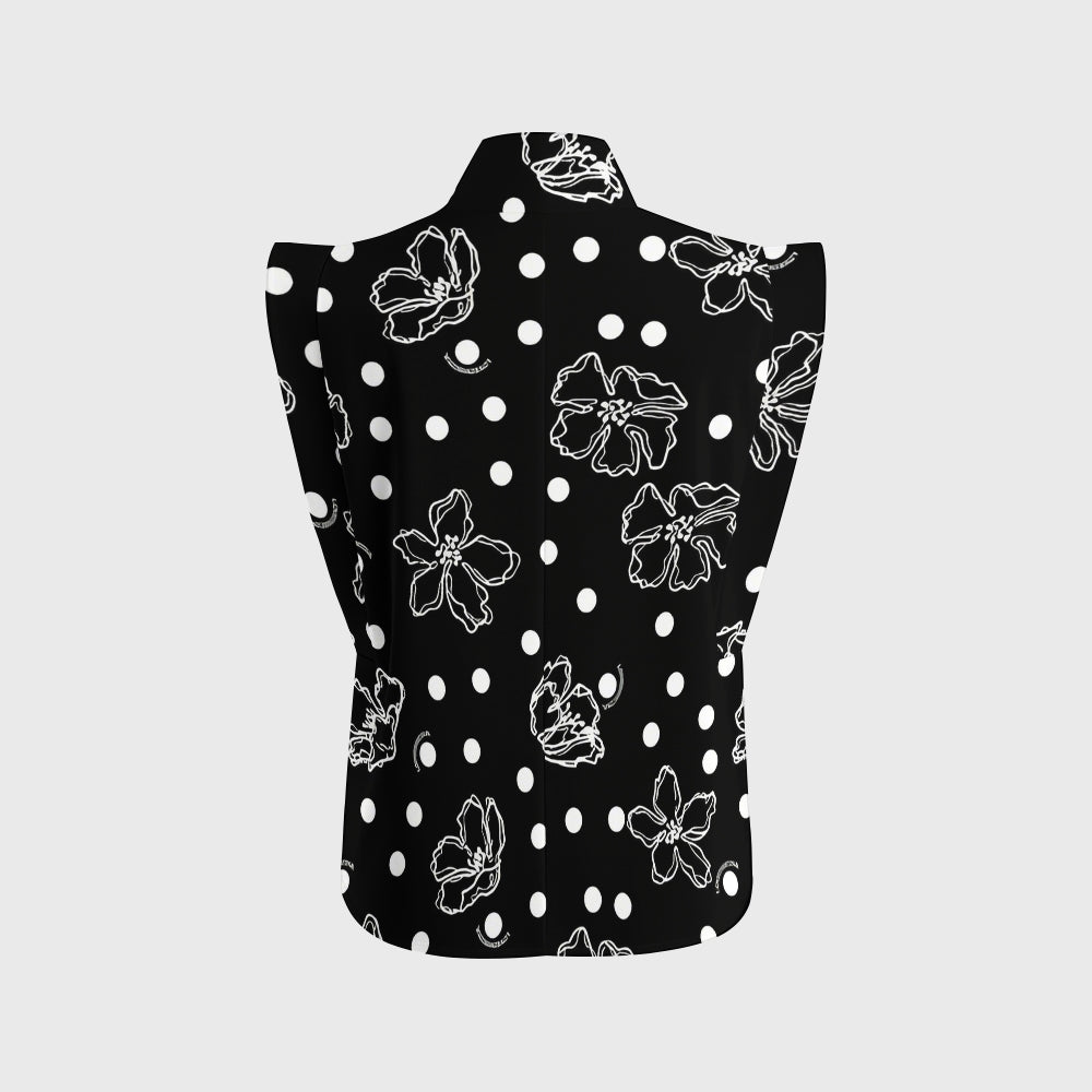 Women's Polka Dot Printed Scrub Set SP14