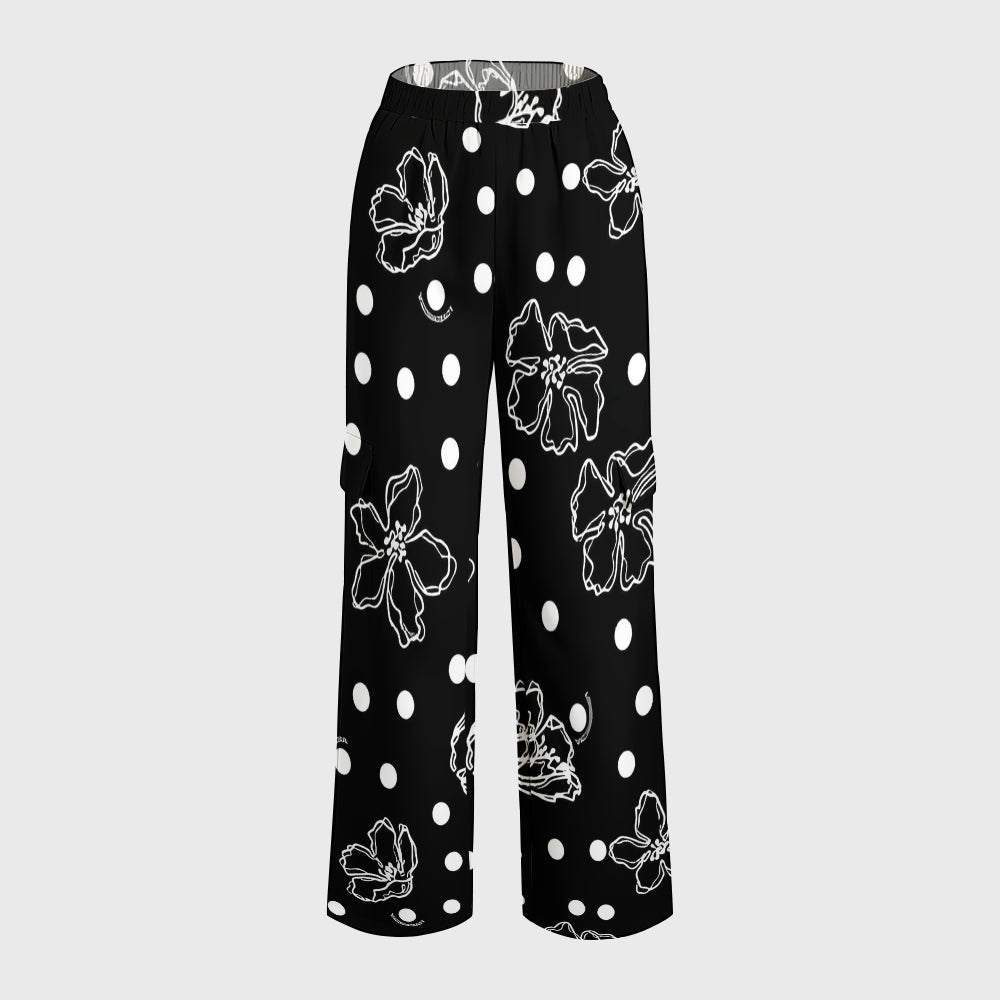 Women's Polka Dot Printed Scrub Set SP14