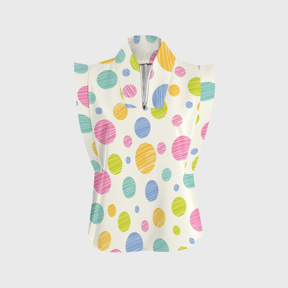 Women's Polka Dot Printed Scrub Set SP13