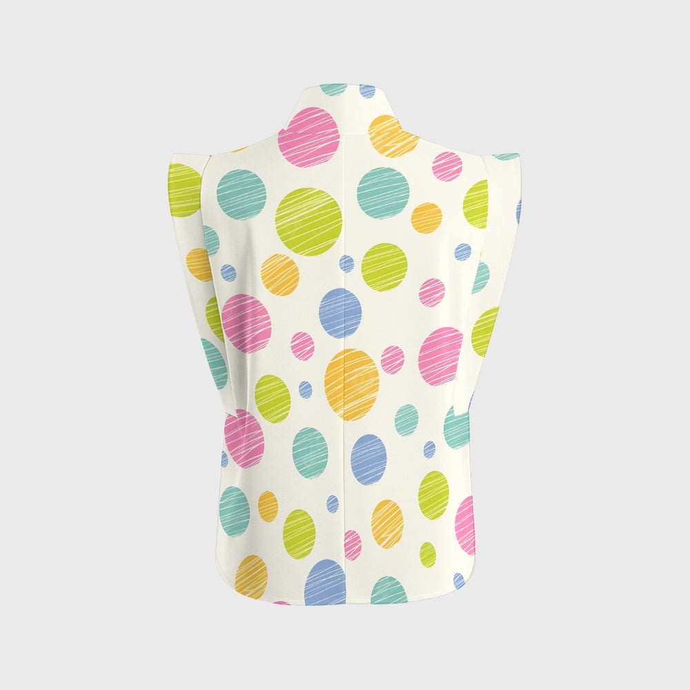 Women's Polka Dot Printed Scrub Set SP13