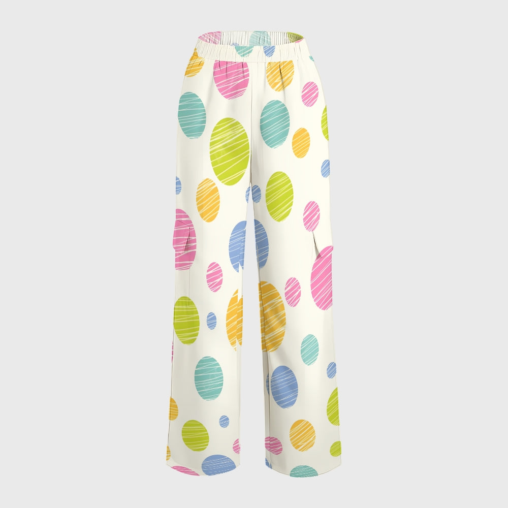 Women's Polka Dot Printed Scrub Set SP13
