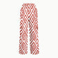 Women's Metallic Line Series Printed Scrub Set  SM04