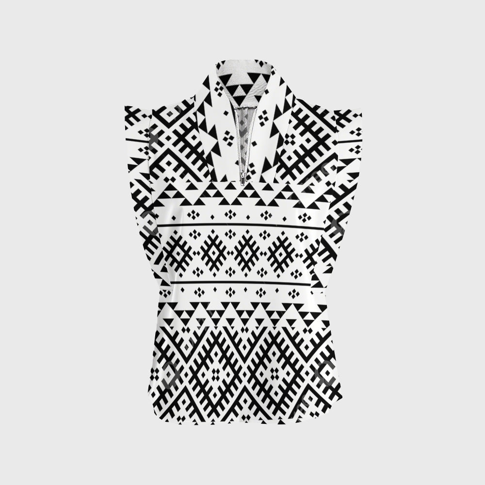 Women's Metallic Line Series Printed Scrub Set  SM05