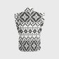 Women's Metallic Line Series Printed Scrub Set  SM05