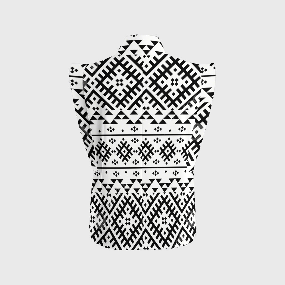 Women's Metallic Line Series Printed Scrub Set  SM05