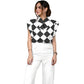 Women's Metallic Line Series Printed Scrub Set  SM07