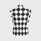 Women's Metallic Line Series Printed Scrub Set  SM07