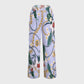 Women's Metallic Line Series Printed Scrub Set  SM09