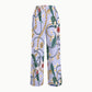 Women's Metallic Line Series Printed Scrub Set  SM09