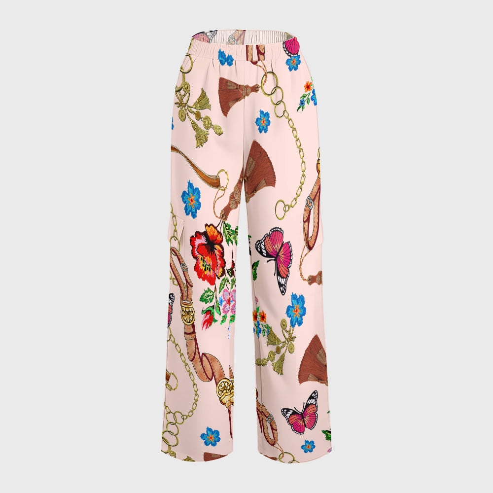 Women's Metallic Line Series Printed Scrub Set  SM10