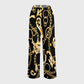 Women's Metallic Line Series Printed Scrub Set  SM12