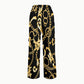 Women's Metallic Line Series Printed Scrub Set  SM12