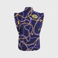 Women's Metallic Line Series Printed Scrub Set  SM13