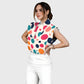 Women's Polka Dot Printed Scrub Set SP16
