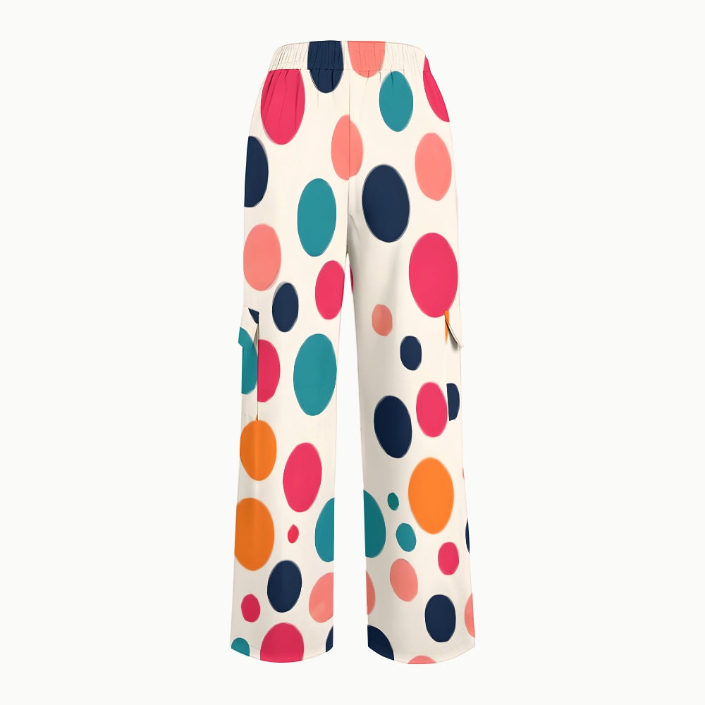 Women's Polka Dot Printed Scrub Set SP16