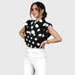 Women's Polka Dot Printed Scrub Set SP17
