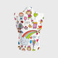 Women's Children's Cartoon Printed Scrub Set SK01
