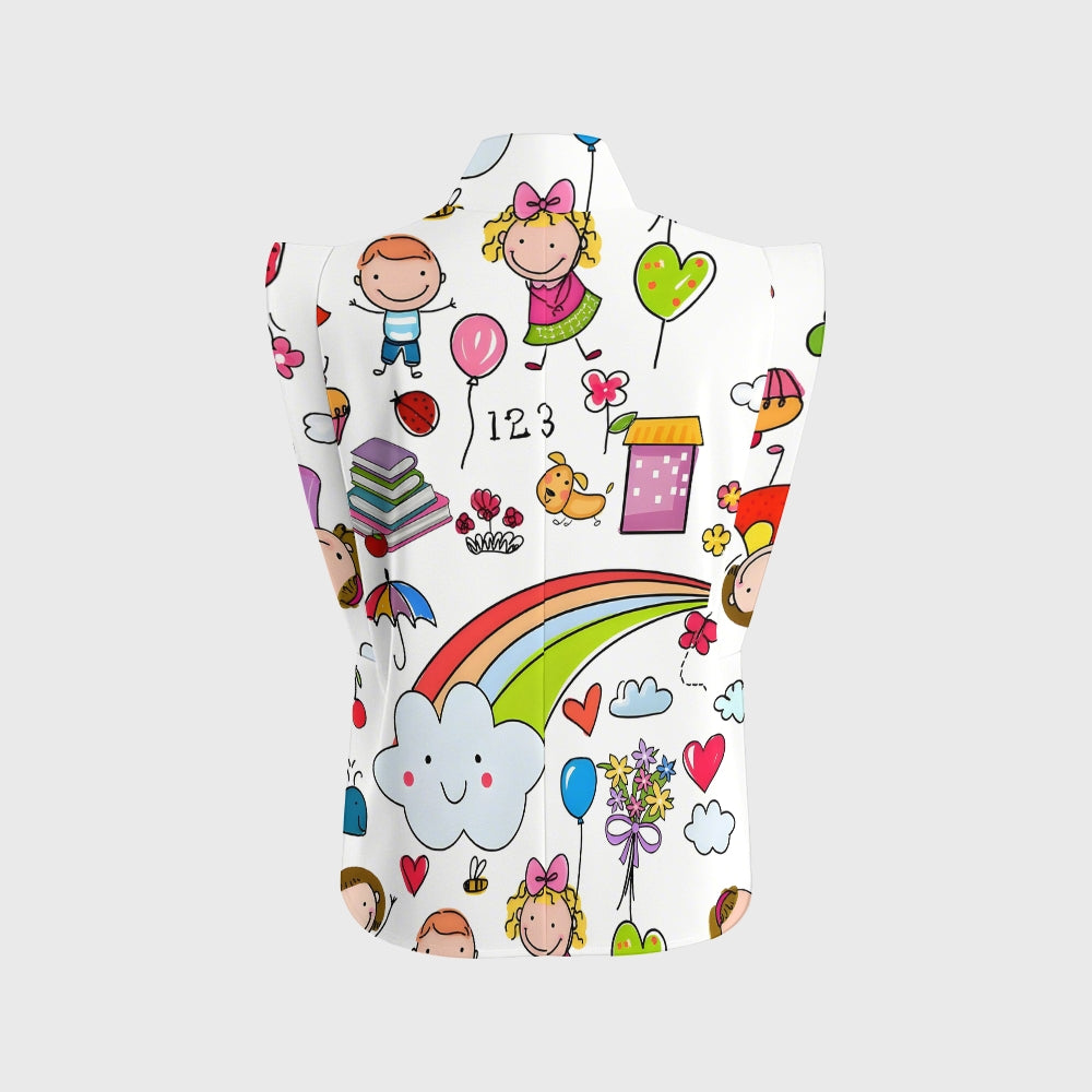Women's Children's Cartoon Printed Scrub Set SK01