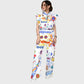 Women's Children's Cartoon Printed Scrub Set SK05