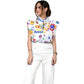 Women's Children's Cartoon Printed Scrub Set SK05
