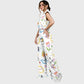 Women's Children's Cartoon Printed Scrub Set SK06
