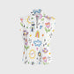 Women's Children's Cartoon Printed Scrub Set SK06