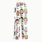 Women's Children's Cartoon Printed Scrub Set SK08