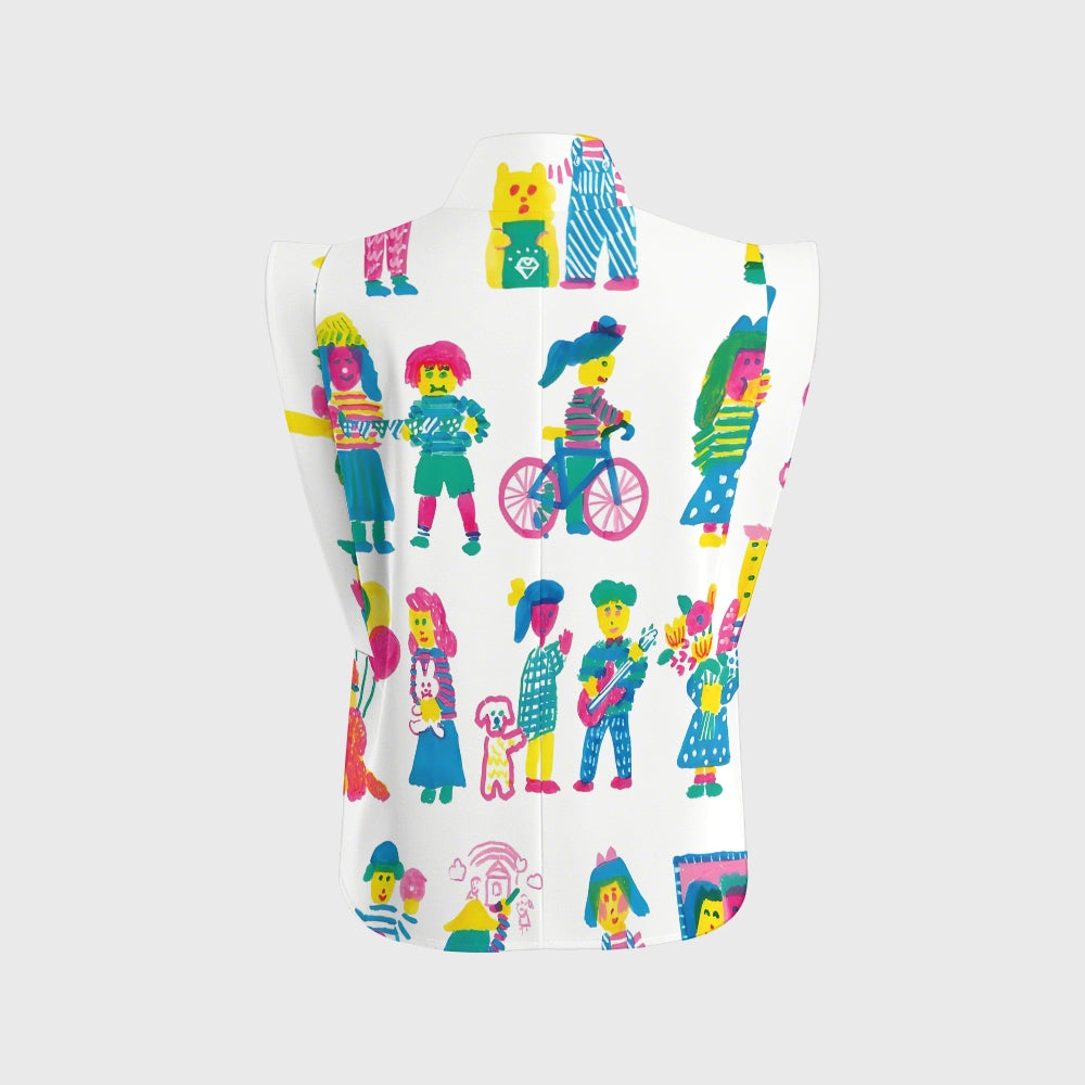 Women's Children's Cartoon Printed Scrub Set SK09