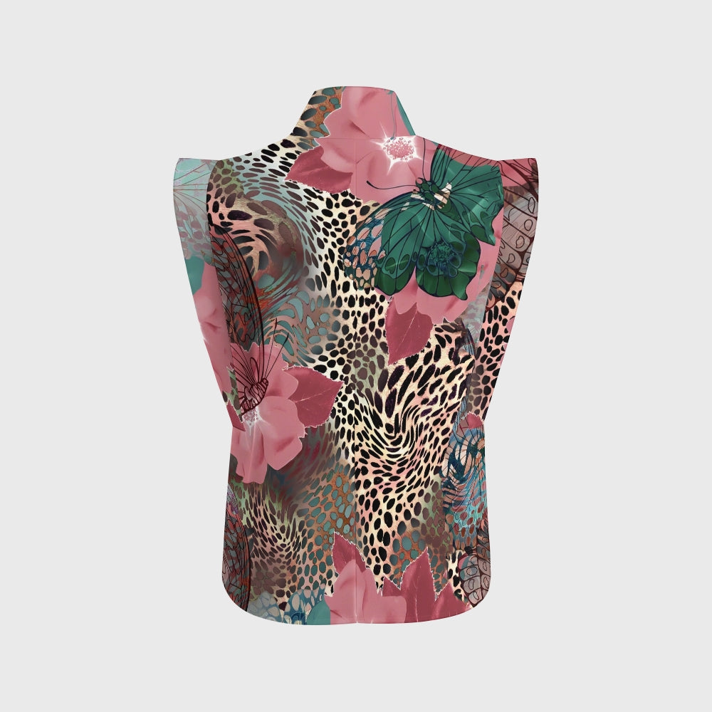 Women's leopard Print Scrub Set SL829