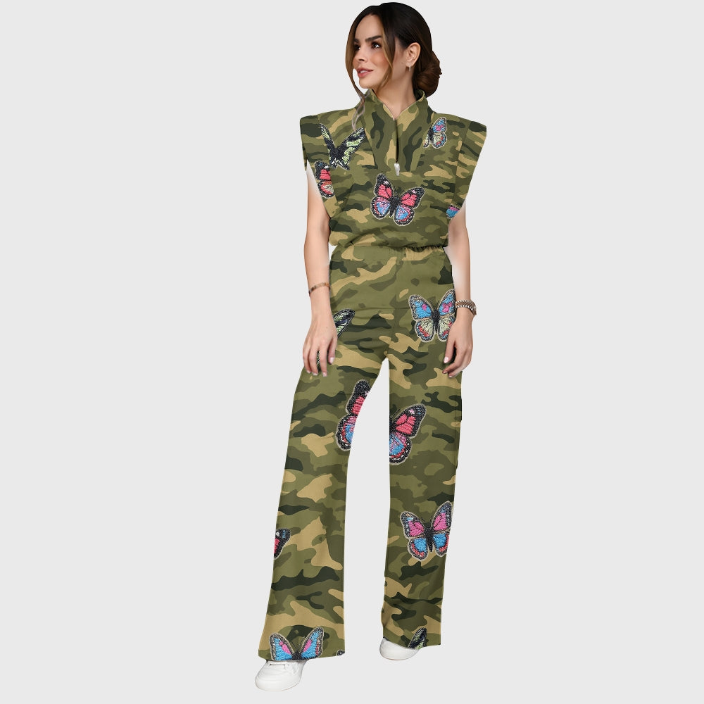 Women's Camouflage Scrub Set JC8292