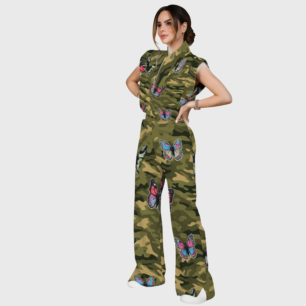 Women's Camouflage Scrub Set JC8292