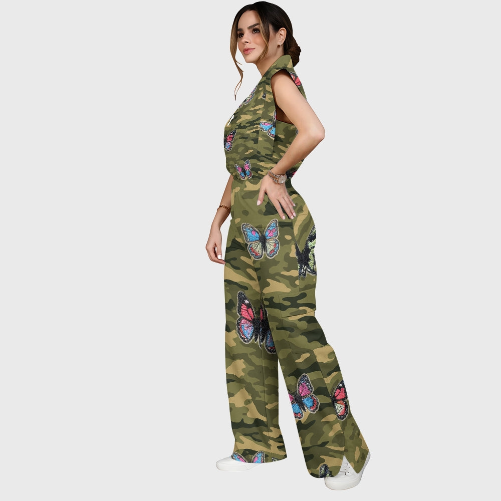 Women's Camouflage Scrub Set JC8292