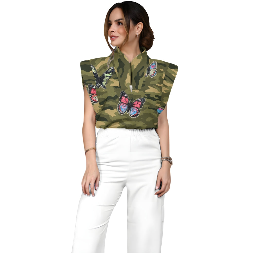 Women's Camouflage Scrub Set JC8292