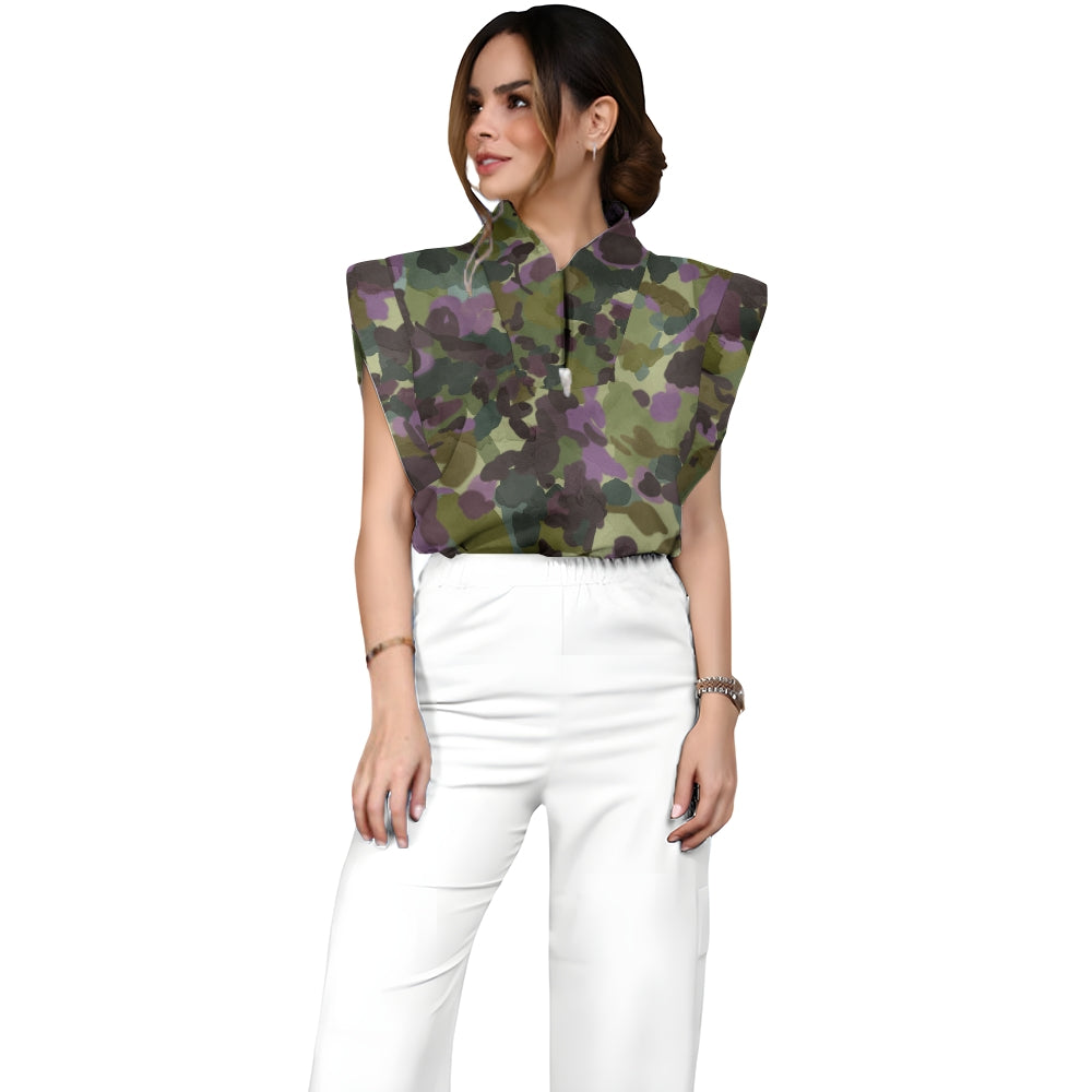 Women's Camouflage Scrub Set JC8293