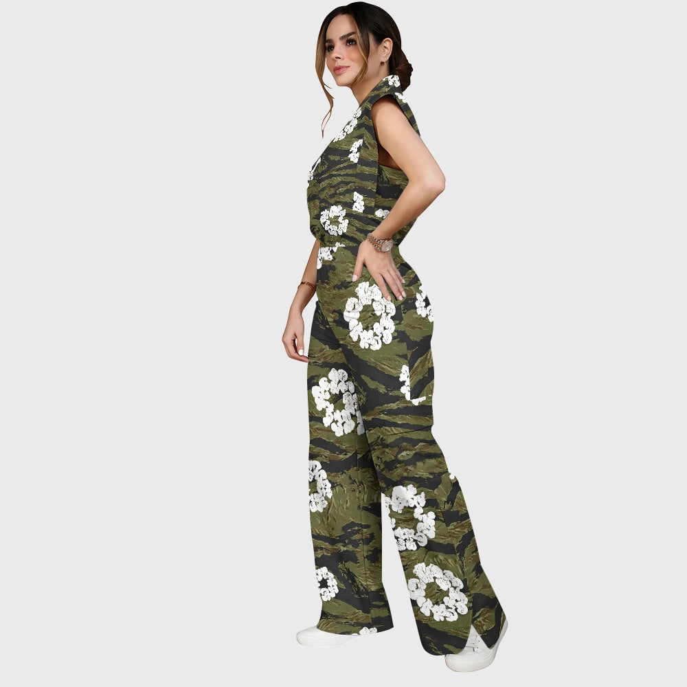 Women's Camouflage Scrub Set JC8294