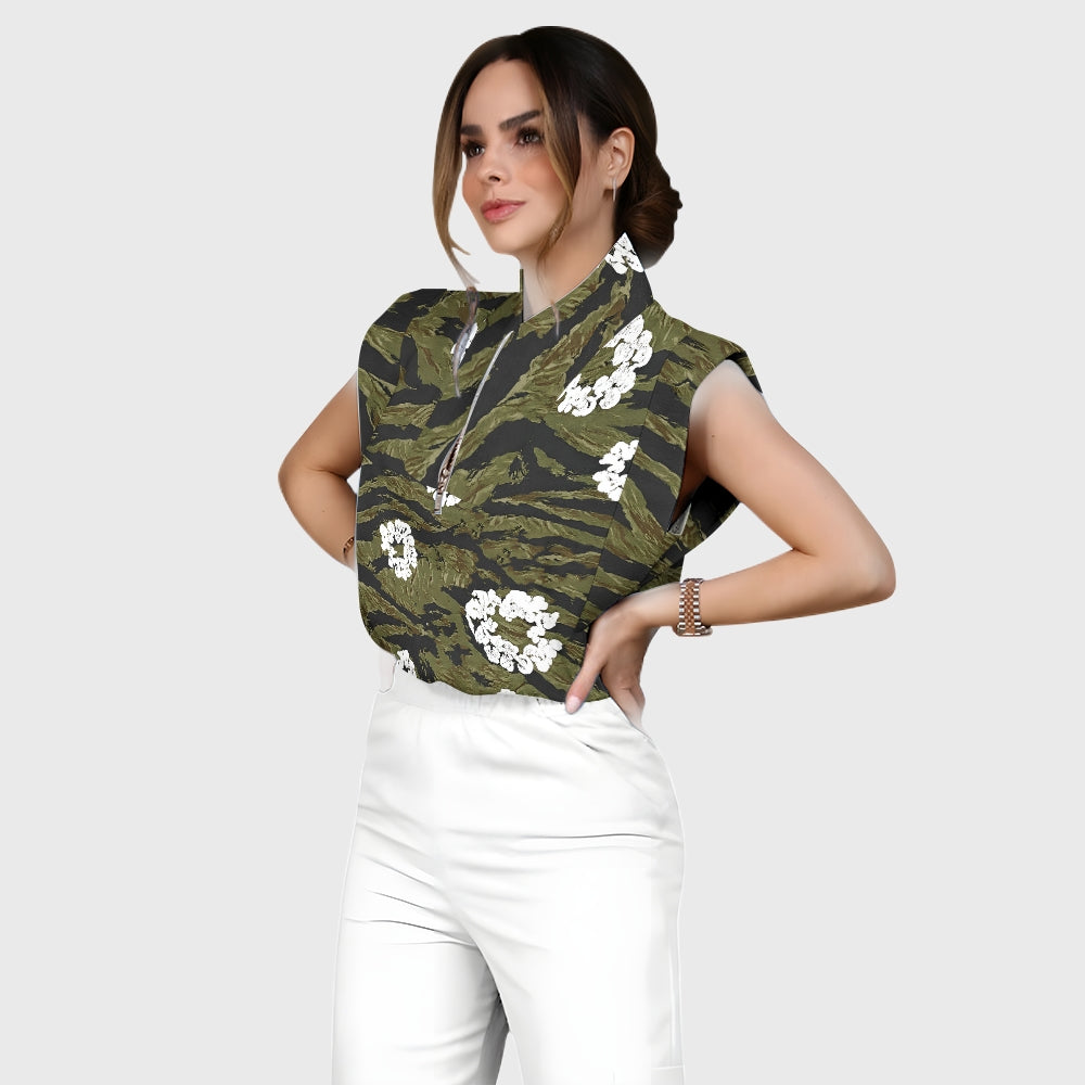 Women's Camouflage Scrub Set JC8294