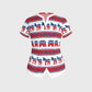 Women's American Elements Printed Scrub Set SAA02
