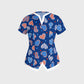 Women's American Elements Printed Scrub Set SAA03