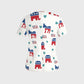 Women's American Elements Printed Scrub Set SAA04