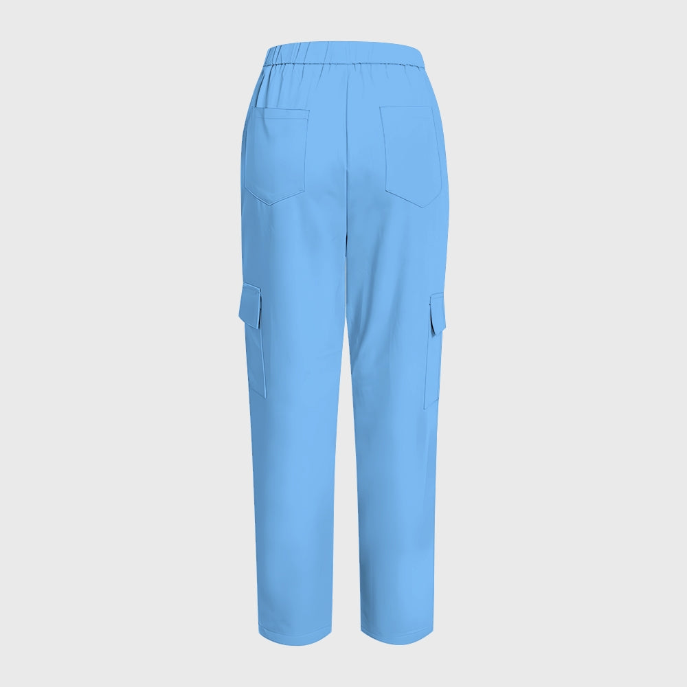 Women's Skiing Printed Scrub Set SAA06