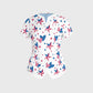 Women's American Elements Printed Scrub Set SAA07