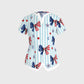 Women's American Elements Printed Scrub Set SAA08