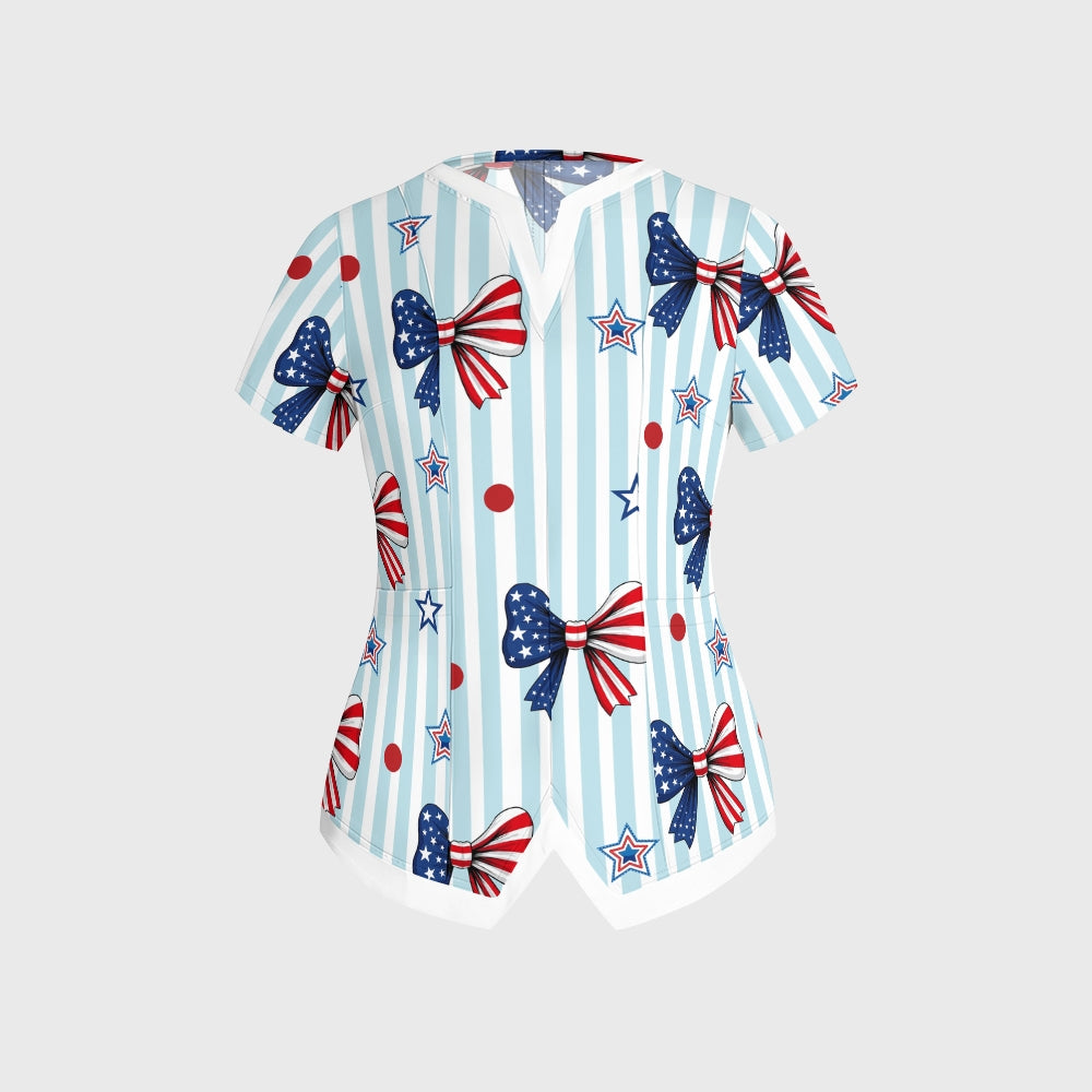Women's American Elements Printed Scrub Set SAA08