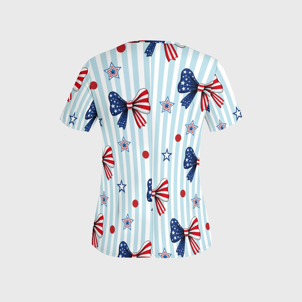 Women's American Elements Printed Scrub Set SAA08