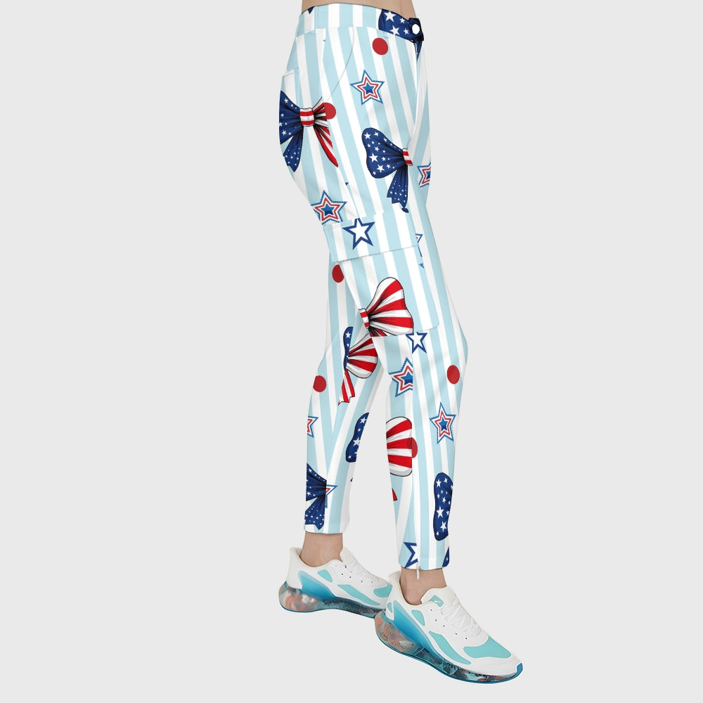 Women's American Elements Printed Scrub Set SAA08