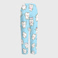 Women's Cute Tooth-Print Scrub Set JTT01