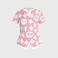 Women's Cute Tooth Care Print Scrub Set JTT02