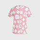 Women's Cute Tooth Care Print Scrub Set JTT02