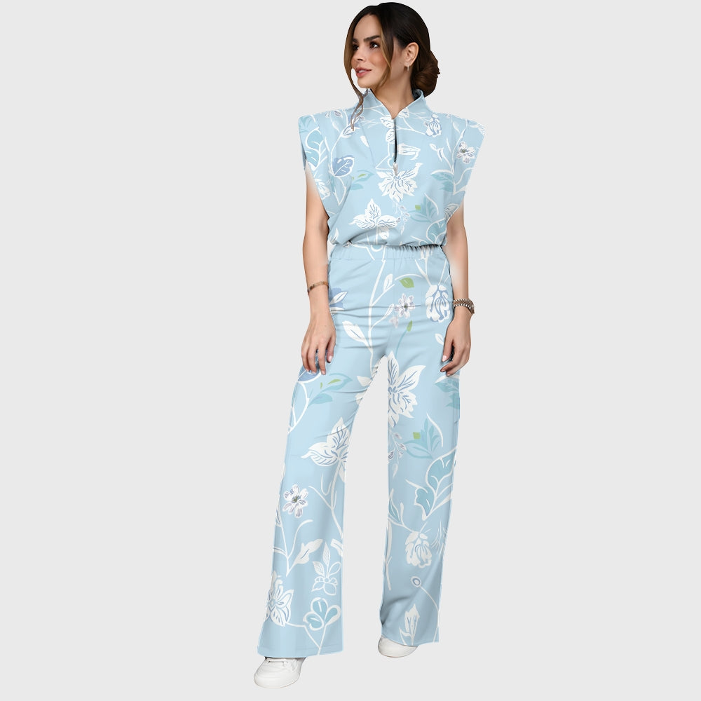 Women's Colorful Flower Series Scrub Set SF07