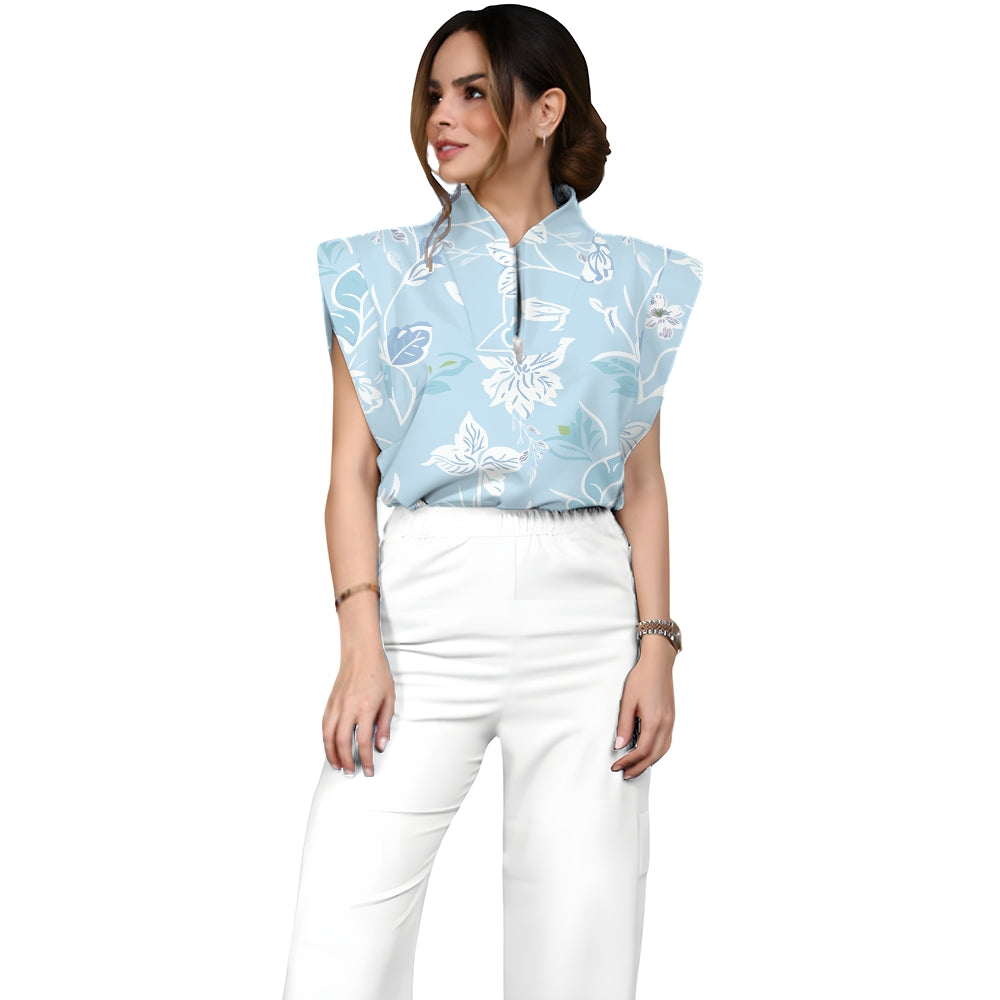Women's Colorful Flower Series Scrub Set SF07